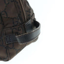 GUCCI GG Canvas Clutch Bag Dark Brown 112253 Auth 62829-8