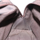 GUCCI GG Canvas Clutch Bag Dark Brown 112253 Auth 62829-20