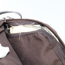 GUCCI GG Canvas Clutch Bag Dark Brown 112253 Auth 62829-11