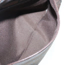 GUCCI GG Canvas Clutch Bag Dark Brown 112253 Auth 62829-21