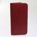 LOUIS VUITTON Monogram Damier Graphite iPhone Hülle 8Set Rot LV Auth 62862-14