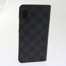 LOUIS VUITTON Monogram Damier Graphite iPhone Hülle 8Set Rot LV Auth 62862-17
