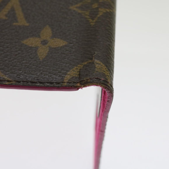 LOUIS VUITTON Monogram Damier Graphite iPhone Hülle 8Set Rot LV Auth 62862