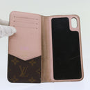 LOUIS VUITTON Monogram Damier Graphite iPhone Hülle 8Set Rot LV Auth 62862-38