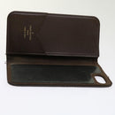 LOUIS VUITTON Monogram Damier Graphite iPhone Hülle 8Set Rot LV Auth 62862-6