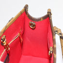 LOUIS VUITTON Monogram Reverse On The Go PM Hand Bag M46373 LV Auth 62894SM-17