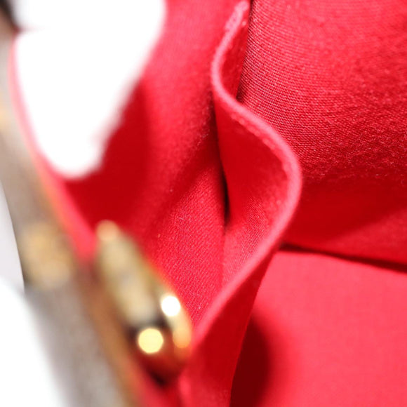 LOUIS VUITTON Monogram Reverse On The Go PM Hand Bag M46373 LV Auth 62894SM