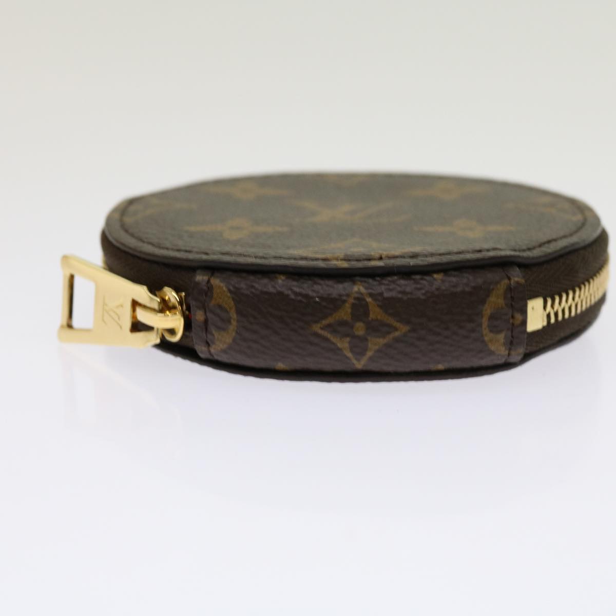 LOUIS VUITTON Monogram Reverse On The Go PM Hand Bag M46373 LV Auth 62894S