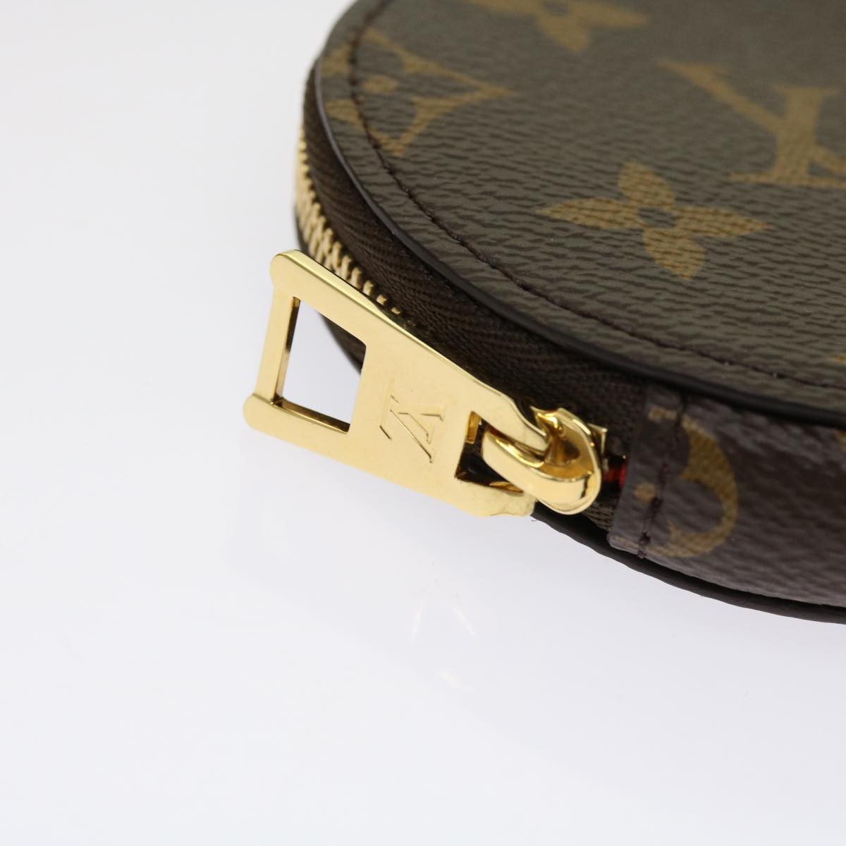 LOUIS VUITTON Monogram Reverse On The Go PM Hand Bag M46373 LV Auth 62894S