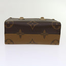 LOUIS VUITTON Monogram Reverse On The Go PM Hand Bag M46373 LV Auth 62894SM-5