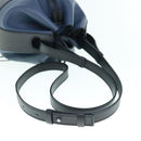 LOEWE Balloon Shoulder Bag Leather Black Navy Auth 62905A-7