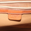 CELINE Macadam Canvas Hand Bag PVC Leather 2way Brown Auth 62941-20