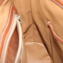CELINE Macadam Canvas Hand Bag PVC Leather 2way Brown Auth 62941-21