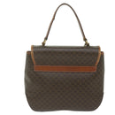 CELINE Macadam Canvas Handtasche PVC-Leder 2-Wege Braun Auth 62941-2