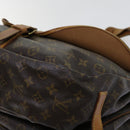LOUIS VUITTON Monogram Saumur 35 Schoudertas M42254 LV Auth 62950-16