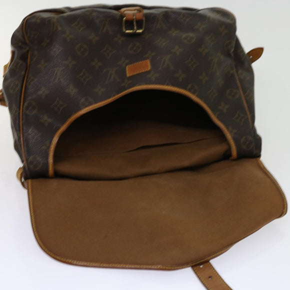 LOUIS VUITTON Monogram Saumur 35 Schoudertas M42254 LV Auth 62950
