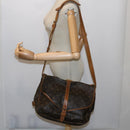 LOUIS VUITTON Monogram Saumur 35 Schoudertas M42254 LV Auth 62950-30