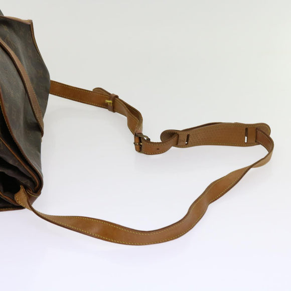 LOUIS VUITTON Monogram Saumur 35 Schoudertas M42254 LV Auth 62950