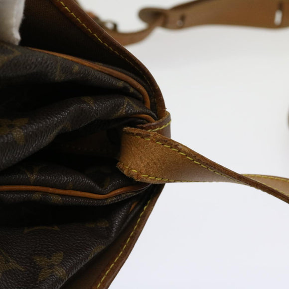 LOUIS VUITTON Monogram Saumur 35 Schoudertas M42254 LV Auth 62950