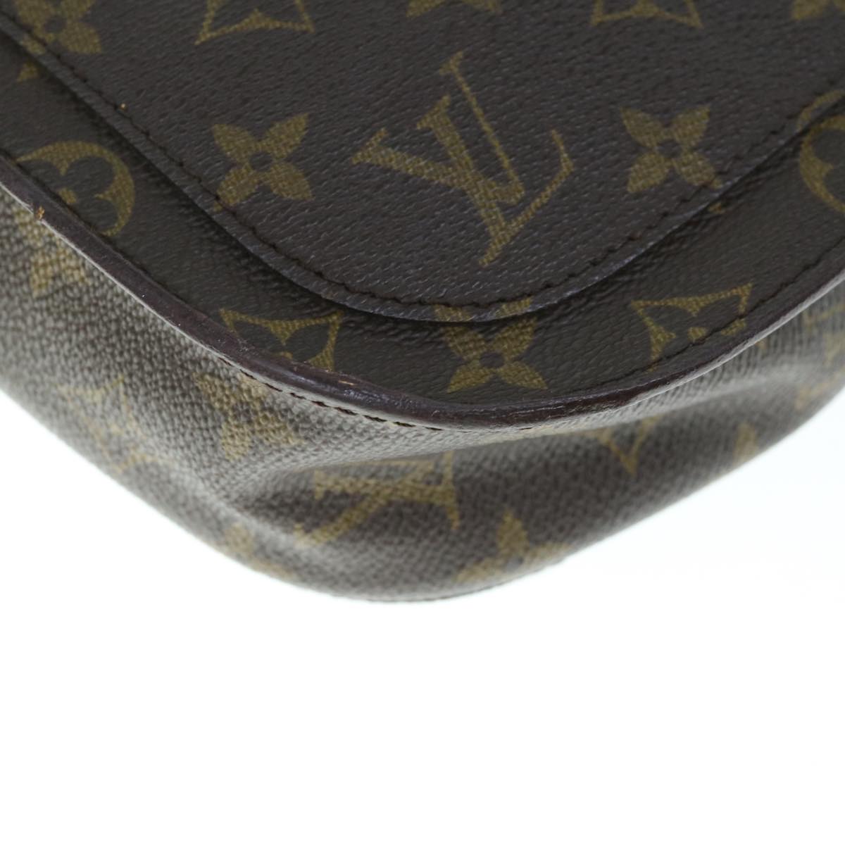 LOUIS VUITTON Monogram Saint Cloud GM Shoulder Bag M51242 LV Auth 62951