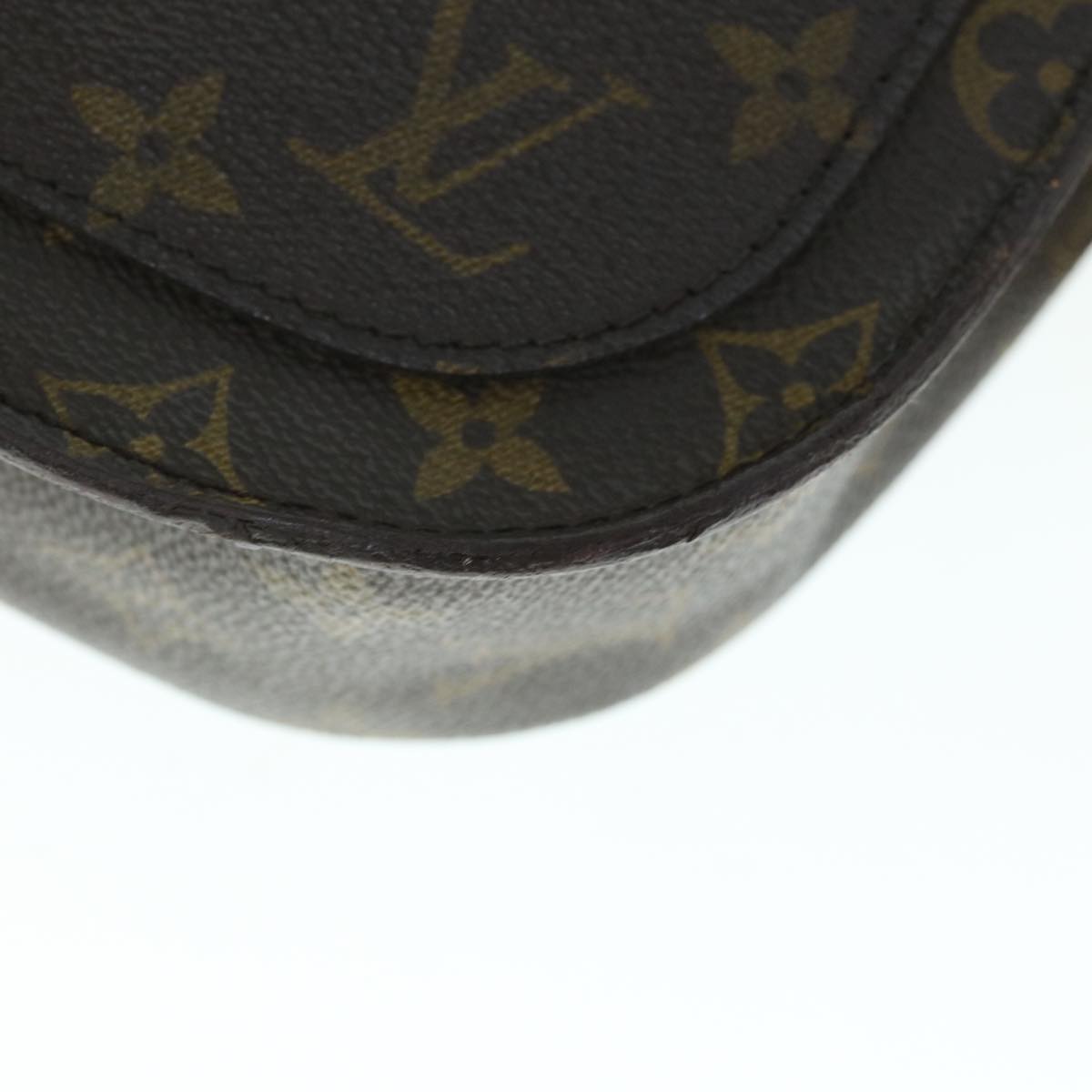 LOUIS VUITTON Monogram Saint Cloud GM Shoulder Bag M51242 LV Auth 62951