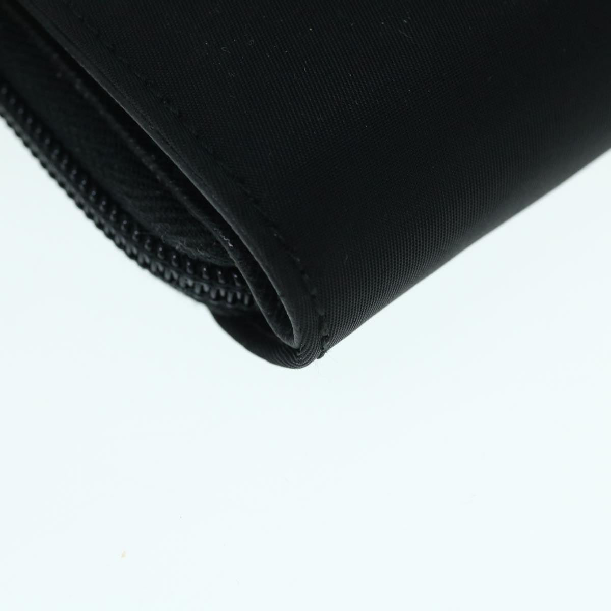 PRADA Wallet Nylon Black Auth 62990