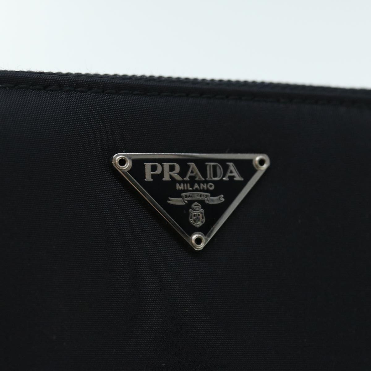 PRADA Wallet Nylon Black Auth 62990