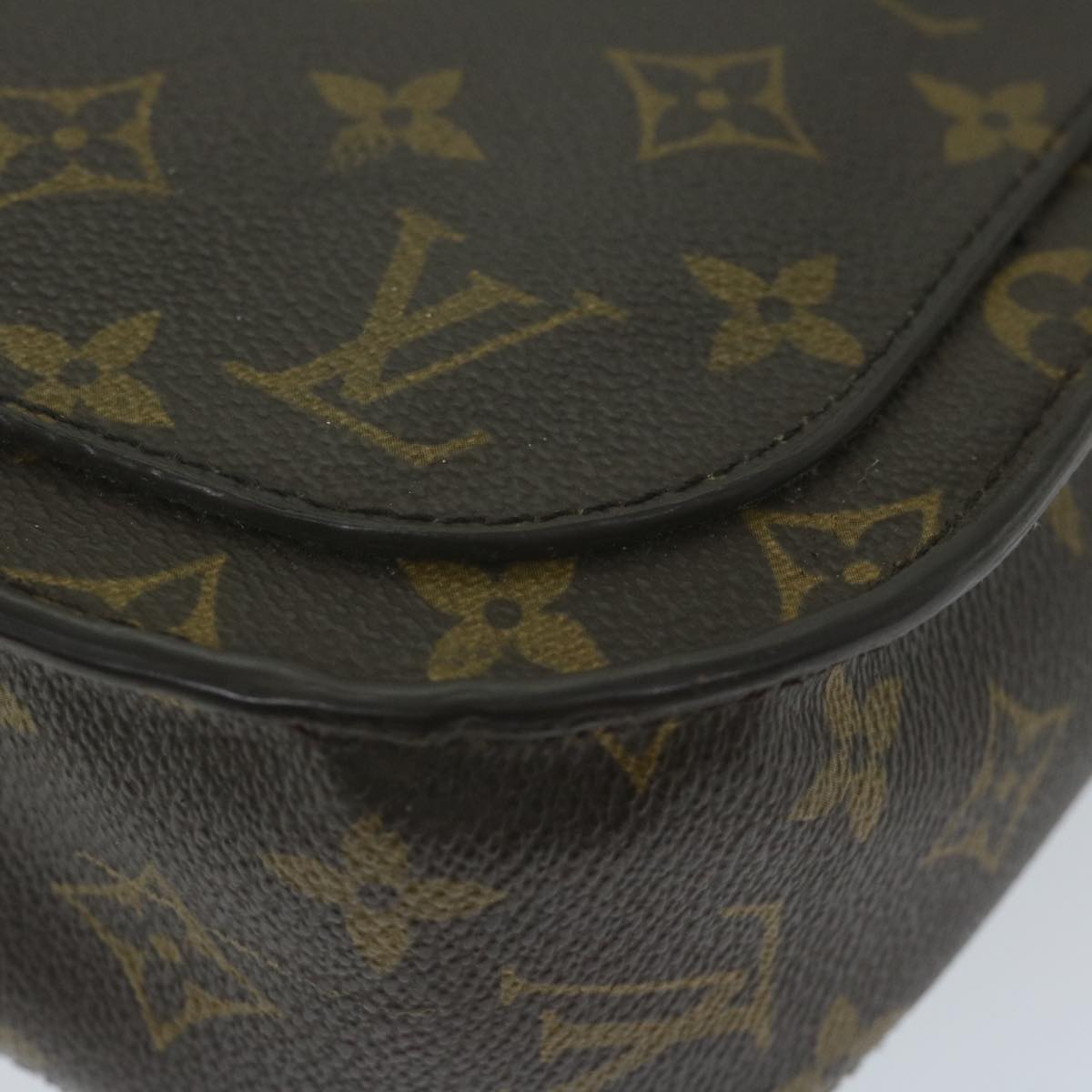 LOUIS VUITTON Monogram Saint Cloud GM Shoulder Bag M51242 LV Auth 63081