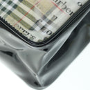 Burberrys Nova Check Hand Bag Nylon Beige Auth 63085-15