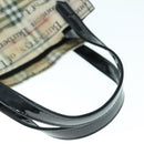 Burberrys Nova Check Hand Bag Nylon Beige Auth 63085-7