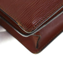 LOUIS VUITTON Epi Biface Hand Bag 2way Brown M52323 LV Auth 63093-17