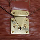 LOUIS VUITTON Epi Biface Hand Bag 2way Brown M52323 LV Auth 63093-19