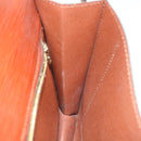 LOUIS VUITTON Epi Biface Hand Bag 2way Brown M52323 LV Auth 63093-21