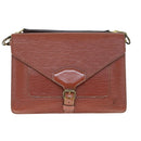 LOUIS VUITTON Epi Biface Hand Bag 2way Brown M52323 LV Auth 63093-13