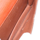LOUIS VUITTON Epi Biface Hand Bag 2way Brown M52323 LV Auth 63093-24