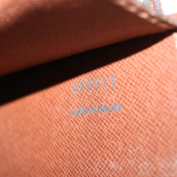 LOUIS VUITTON Epi Biface Hand Bag 2way Brown M52323 LV Auth 63093