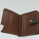 LOUIS VUITTON Monogram Compact Zip Wallet M61667 LV Auth 63160-10
