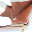 LOUIS VUITTON Monogram Compact Zip Wallet M61667 LV Auth 63160-11