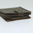 LOUIS VUITTON Monogram Compact Zip Wallet M61667 LV Auth 63160-5