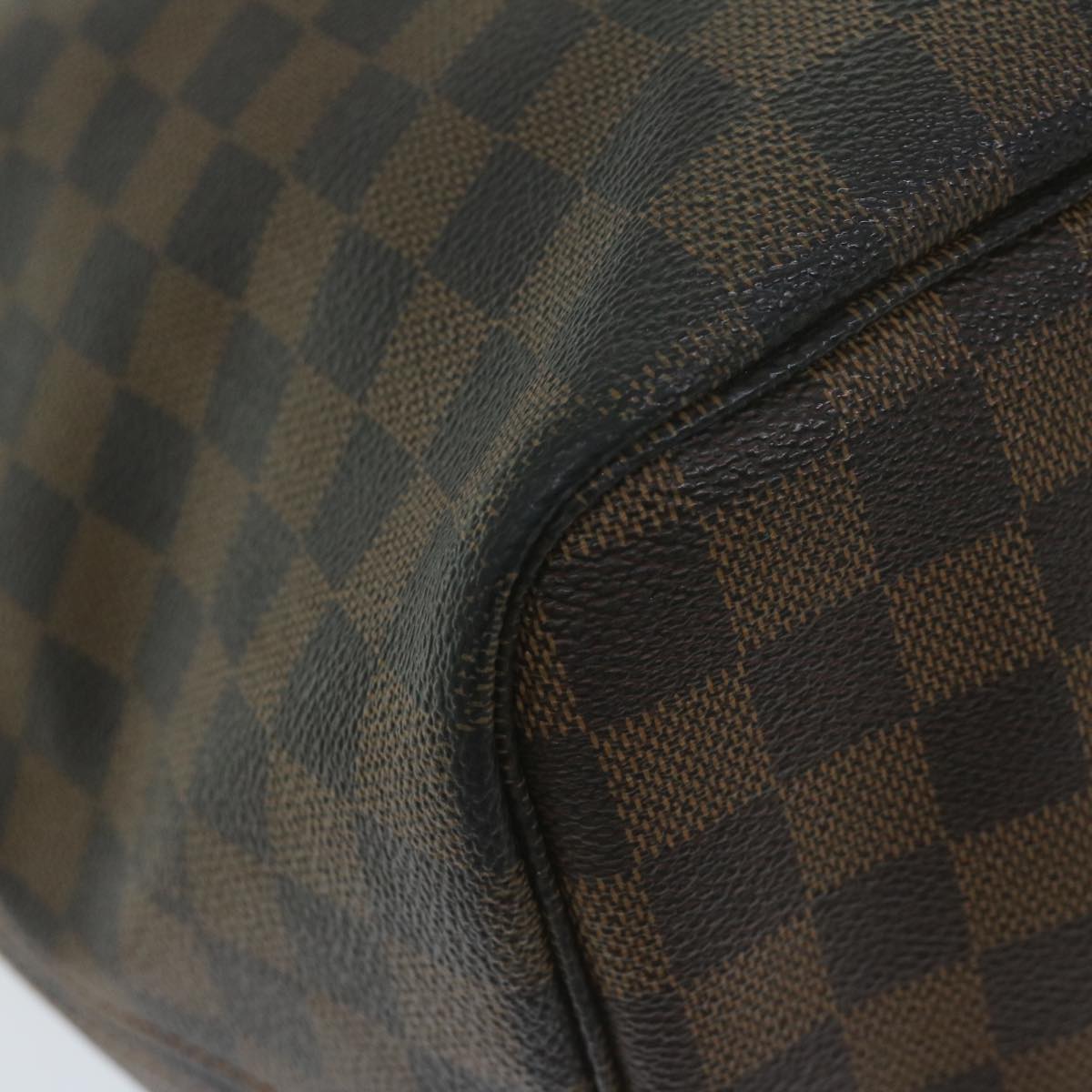 LOUIS VUITTON Damier Ebene Neverfull GM Tote Bag N51106 LV Auth 63251