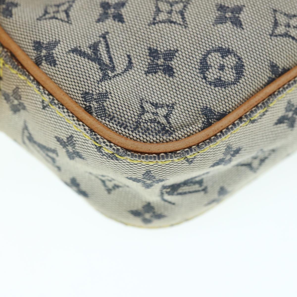 LOUIS VUITTON Monogram Mini Juliet MM Shoulder Bag Blue M92004 LV Auth 63285