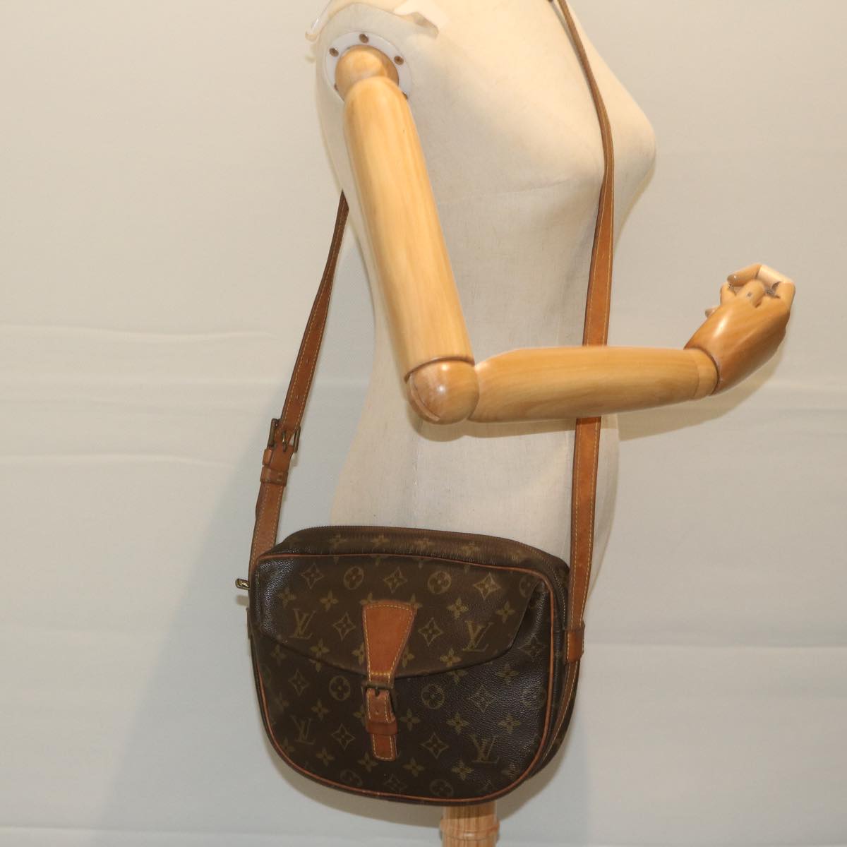 LOUIS VUITTON Monogram Jeune Fille GM Shoulder Bag M51225 LV Auth 63303