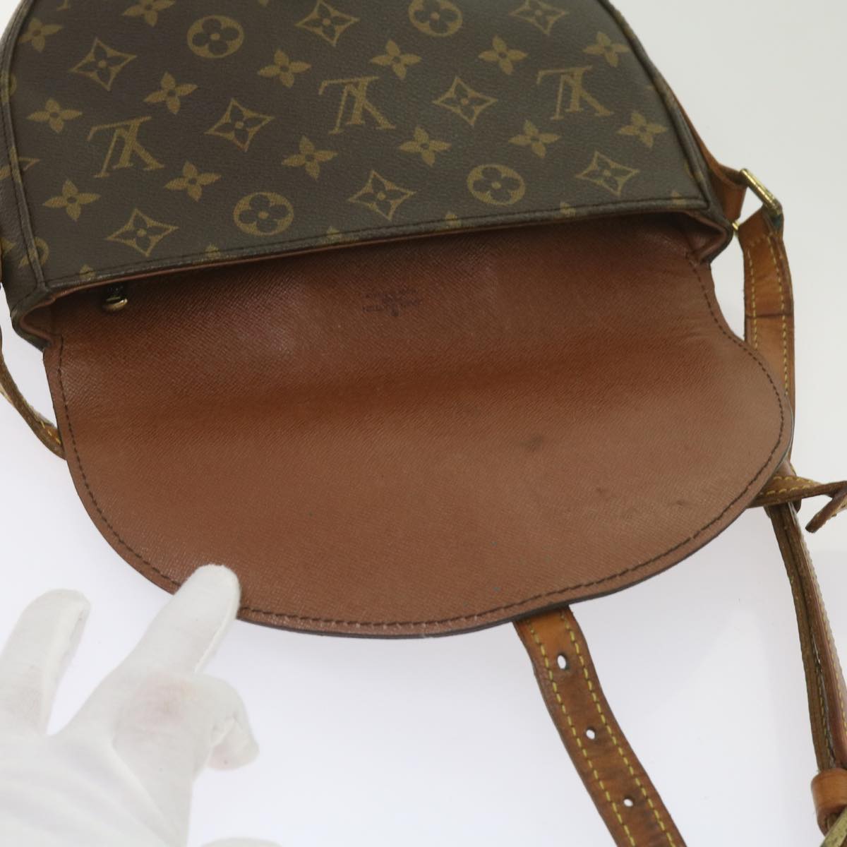 LOUIS VUITTON Monogram Chantilly MM Shoulder Bag M51233 LV Auth 63327