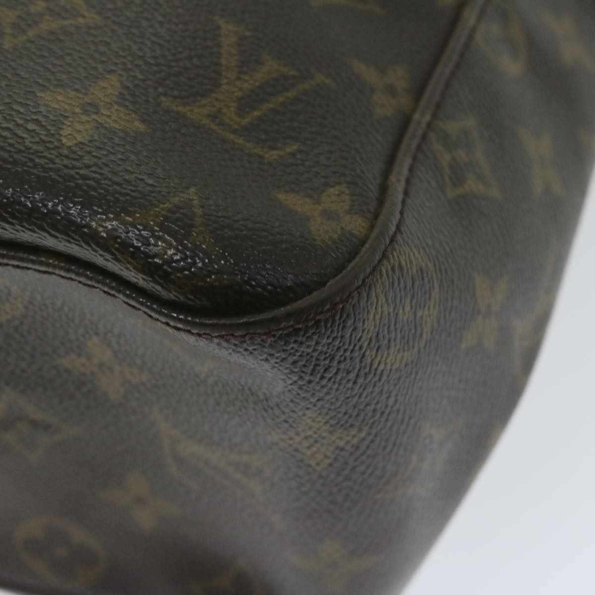 LOUIS VUITTON Monogram Looping GM Shoulder Bag M51145 LV Auth 63334