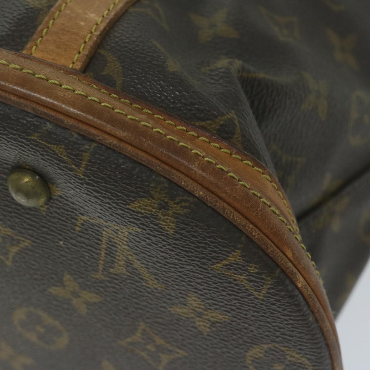 LOUIS VUITTON Monogram Bucket GM Shoulder Bag M42236 LV Auth 63347