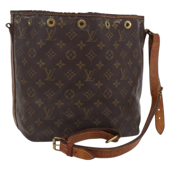 LOUIS VUITTON Monogram Petit Noe Shoulder Bag M42226 LV Auth 63348