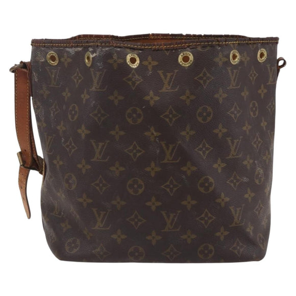 LOUIS VUITTON Monogram Petit Noe Shoulder Bag M42226 LV Auth 63348