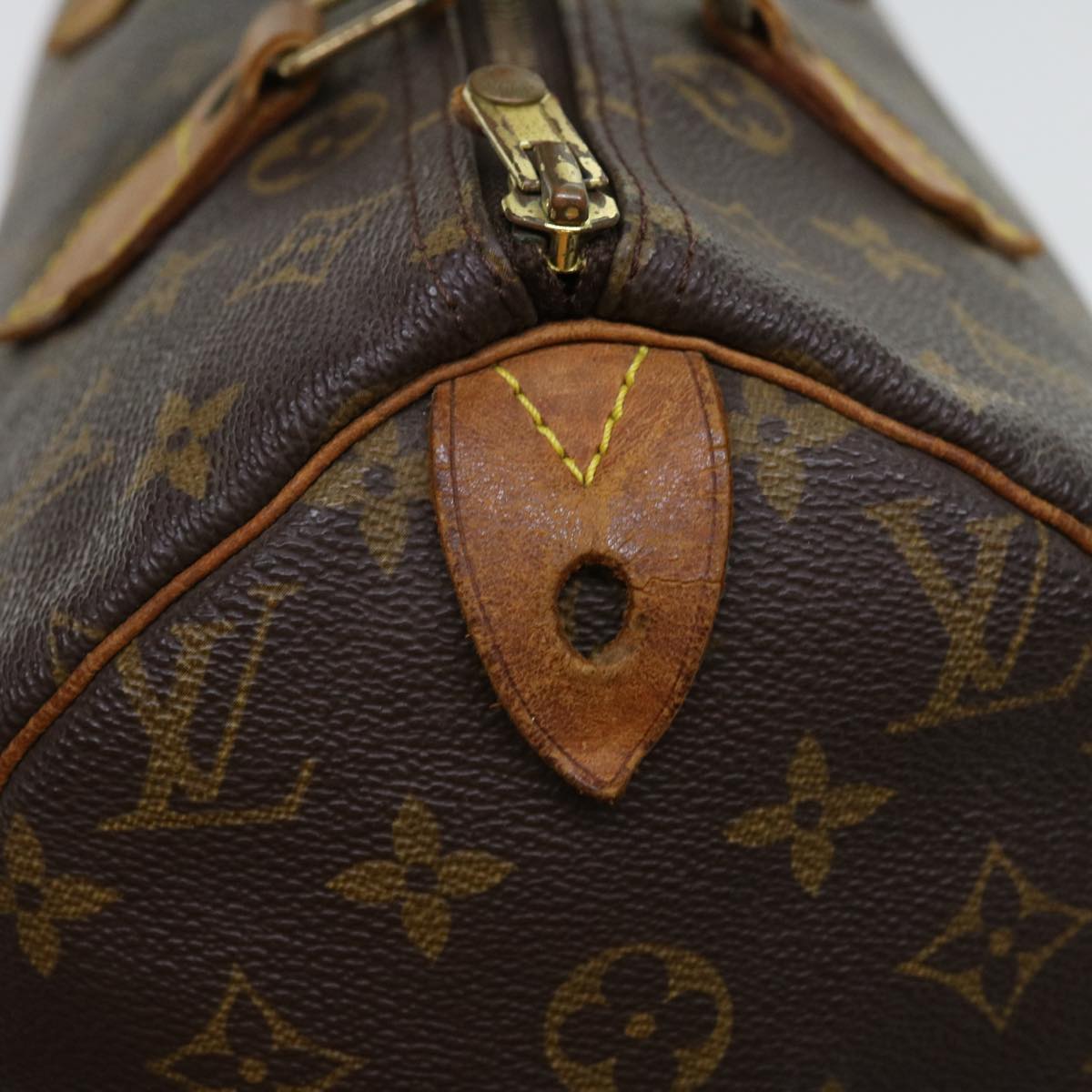 LOUIS VUITTON Monogram Speedy 30 Hand Bag M41526 LV Auth 63376