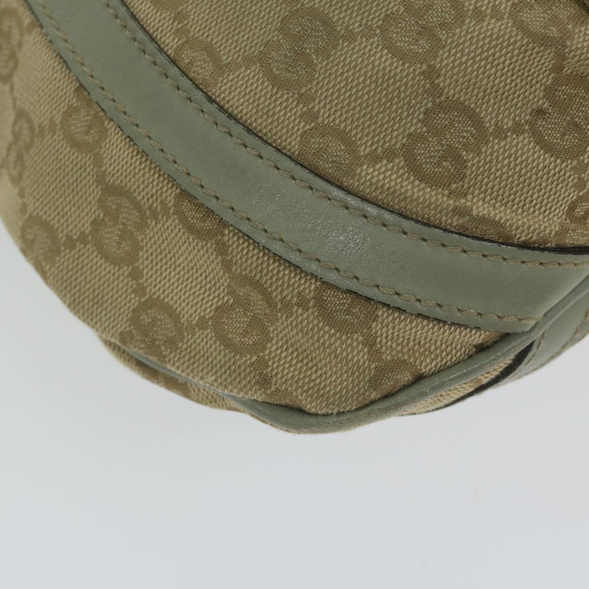 GUCCI GG Canvas Shoulder Bag Beige 203257 Auth 63391