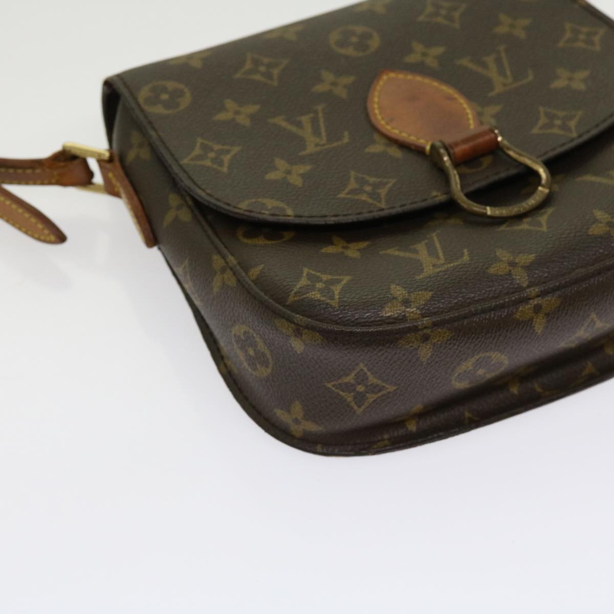 LOUIS VUITTON Monogram Saint Cloud MM Shoulder Bag M51243 LV Auth 63411